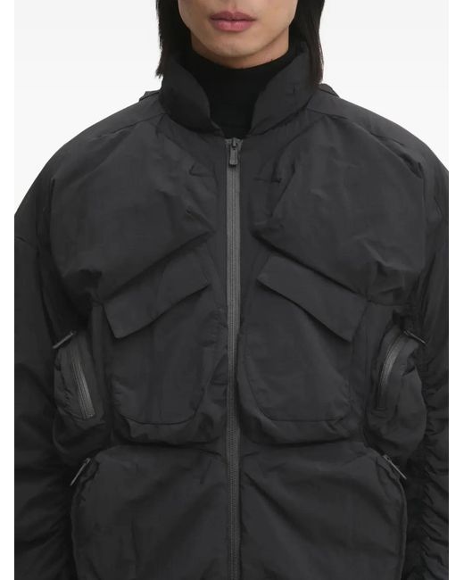 A.A.Spectrum光谱 Black Multi-Pocket Padded Jacket for men