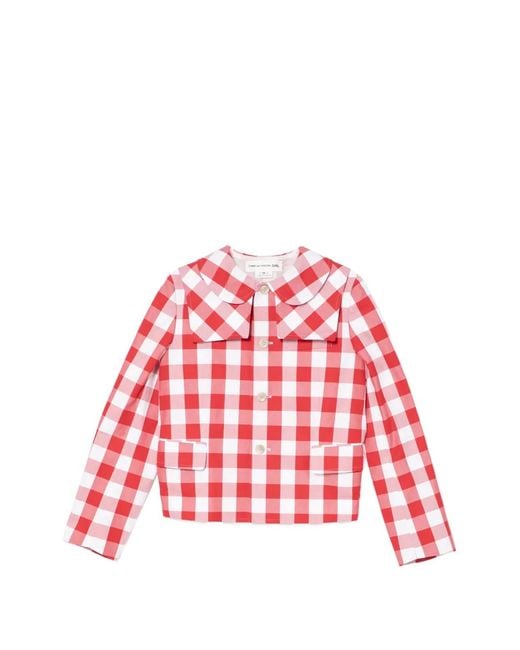 Comme des Garçons Gingham Collared Jacket