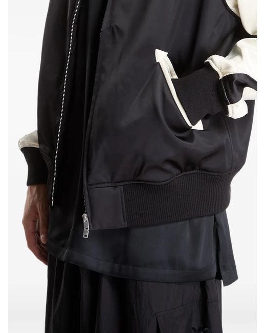 Y-3 Black Liquid Logo Souvenir Jacket for men