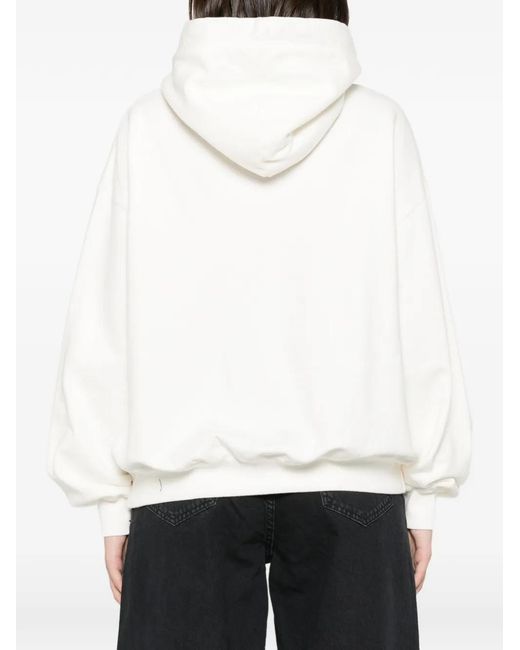 Maison Mihara Yasuhiro White Long-Sleeves Hoodie