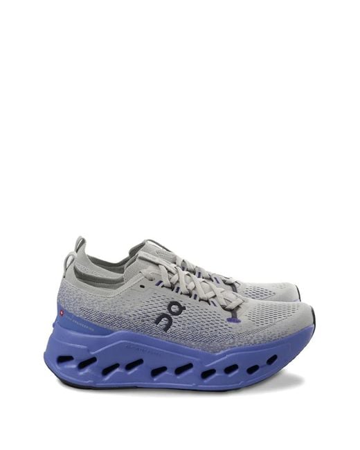 On Shoes Blue Cloudsurfer Max Logo Sneakers for men