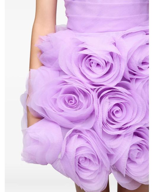 Abito Corto Senza Spalline di Ana Radu in Purple