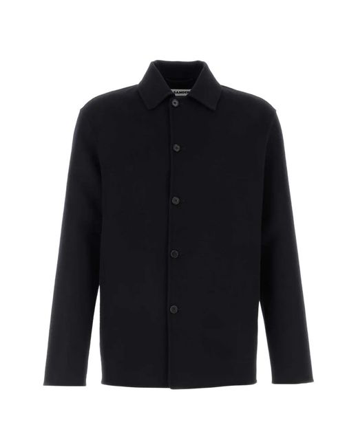 Jil Sander Blue Long Sleeve Shirt for men