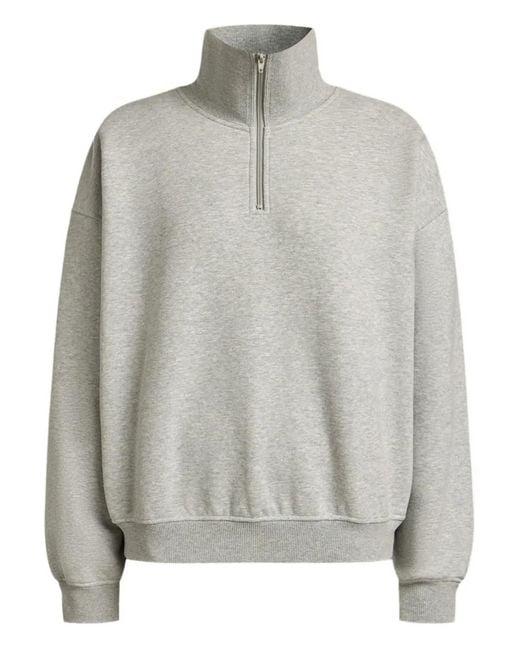 12 STOREEZ Gray Zip-Up Sweatshirt