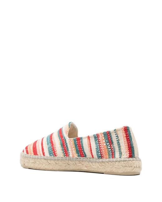 Manebí Pink Striped Espadrilles