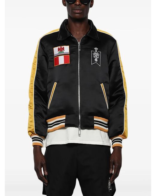 Rhude Black Le Solei Bomber for men