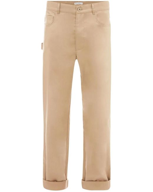 J.W. Anderson Natural Straight-leg Chino Trousers for men