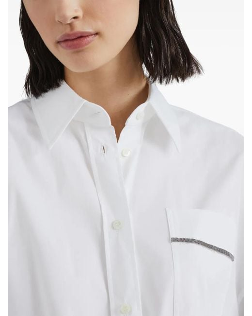 Brunello Cucinelli White Shirts