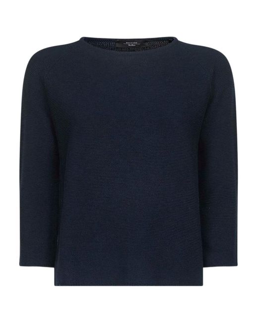 Maglione Con Scollo A Barca di Weekend by Maxmara in Blue