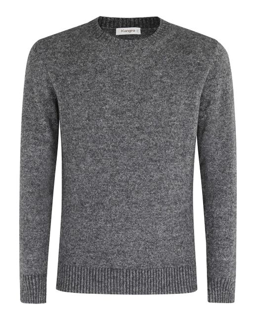 Maglione Girocollo di Kangra in Gray da Uomo