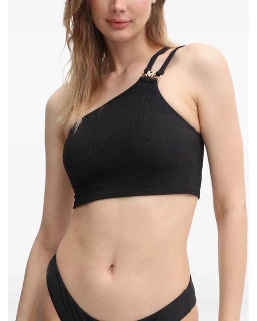MICHAEL Michael Kors Asymmetrische Top in het Black