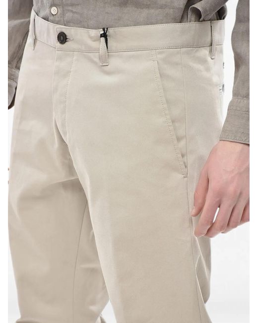 DSquared² Natural Cool Guy Cotton Trousers for men