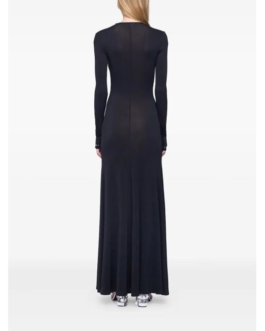 Robe Longue À Détail De Découpe Rabanne en coloris Blue