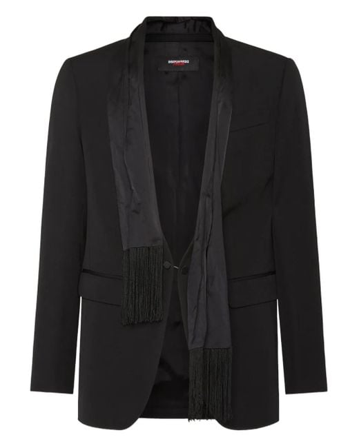 DSquared² Black Smoking Blazer for men