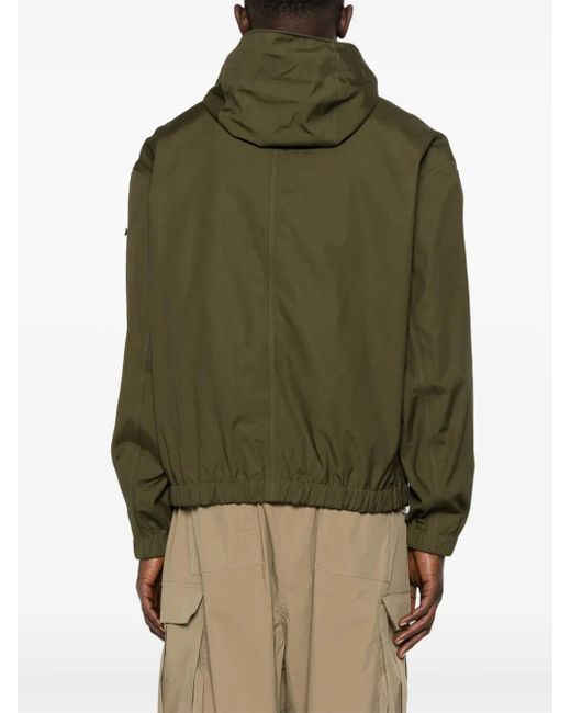Stone Island Green Jacket With Adjustable Hood for men