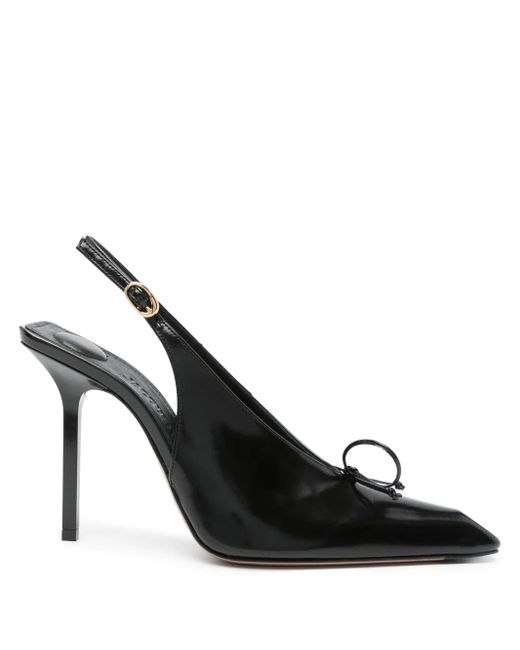 Jacquemus Black Les Sculptures 'les Slingbacks Cubisto Hautes' Heels