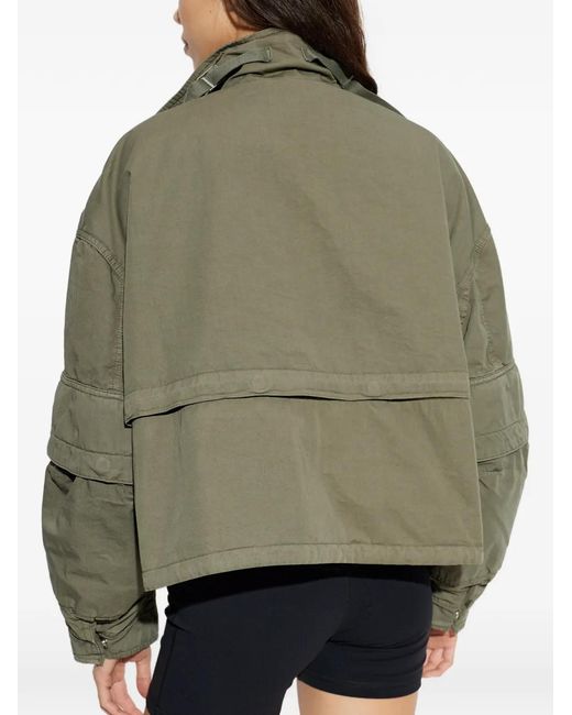 Alexander Wang Green Zip-Pocket Jacket