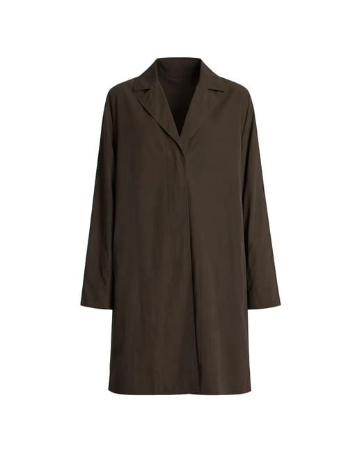 The Row Brown V-Neck Coat