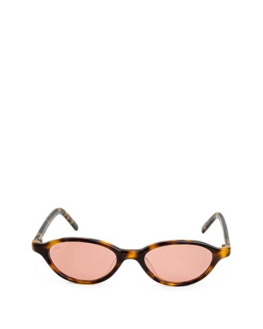 AKILA Pink Alien Oval-Frame Sunglasses