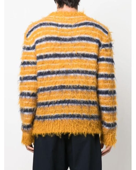 Pull À Rayures Marni pour homme en coloris Yellow