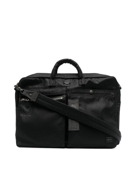 Porter-Yoshida and Co Force Nylon Shoulder Bag in Black for Men | Lyst