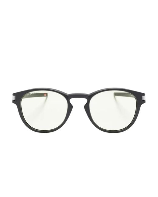 Oakley Black Round-Frame Sunglasses