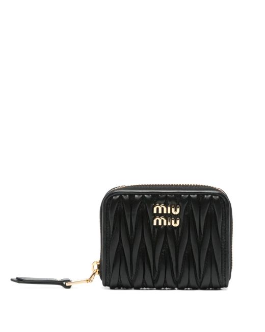 Miu Miu Black Small Tassel Wallet