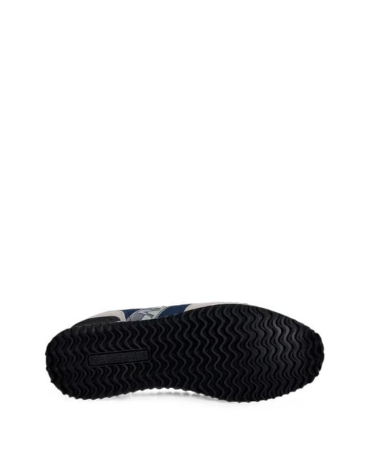 Napapijri Blue Logo-Print Sneakers for men