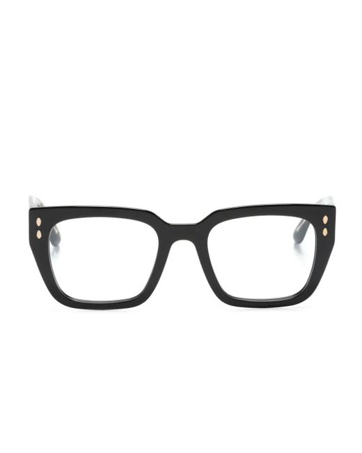 Isabel Marant Brown Square-Frame Glasses