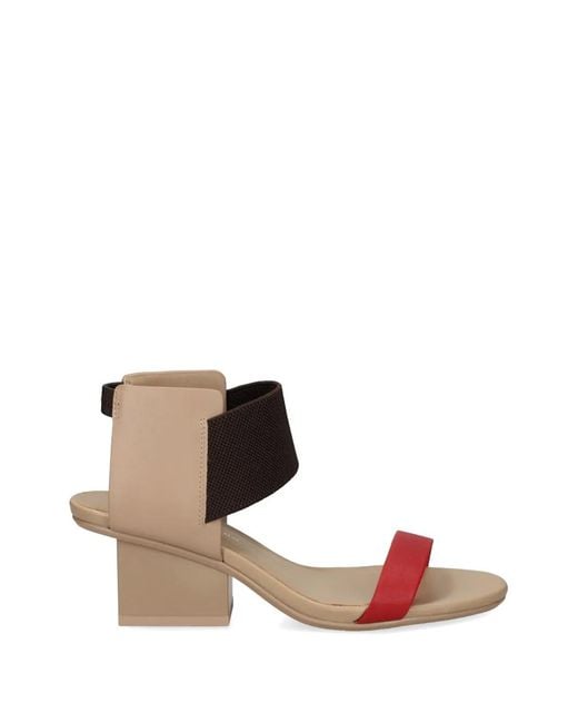 United Nude Pink Sandales Raila Mid À Talon Épais