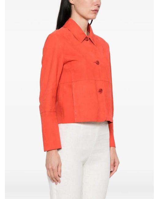 Bully Red Pocket Button Jacket