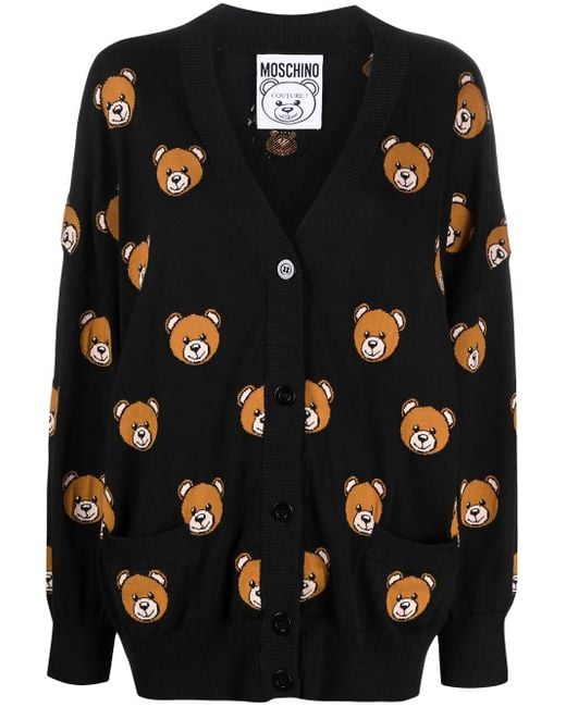 MOSCHINO　Cheap＆CHIC　カーディガン Moschino Jeremy Scott Orange Green Patchwork Wool Cardigan Sweater