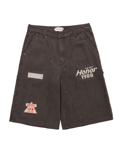 メンズ Honor The Gift パッチディテール ショートパンツ Gray