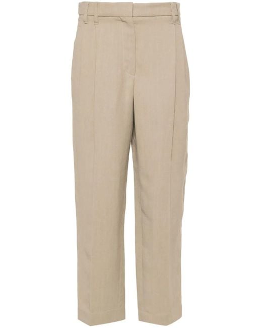 Brunello Cucinelli Natural Stylish Trousers