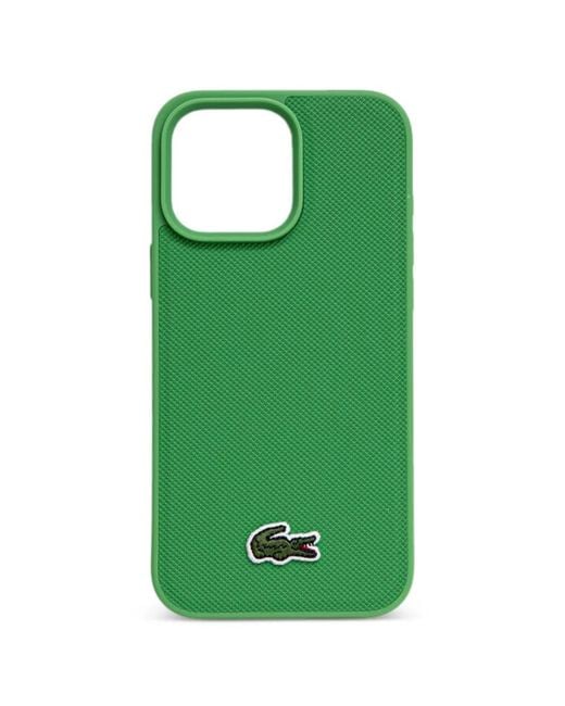 Lacoste Green Logo-Appliqué Iphone 16 Pro Max Case