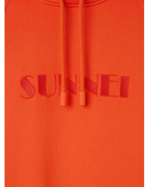 Sunnei ロゴ パーカー Orange