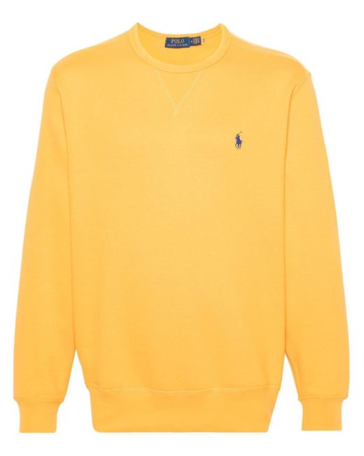 Polo Ralph Lauren Yellow Polo Pony-motif Sweatshirt for men