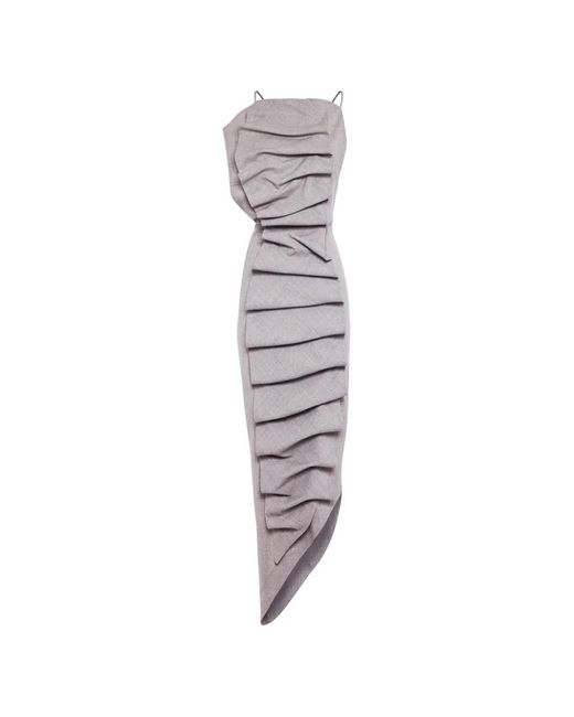 awake mode asymmetric dress Dress With Panels Black | Luxury Womenswear main image 1