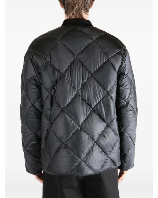 Neighborhood Black Quilted-Design Jacket for men