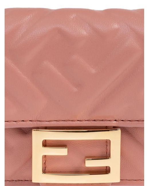 Fendi Pink Baguette Wallet