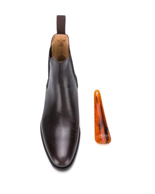 Scarosso Black Chelsea Boots for men