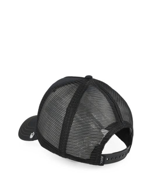 Goorin Bros Black Giraffe-Patch Mesh-Panel Cap for men