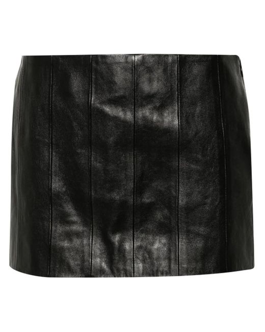 Khaite Black Meelar Mini Skirt