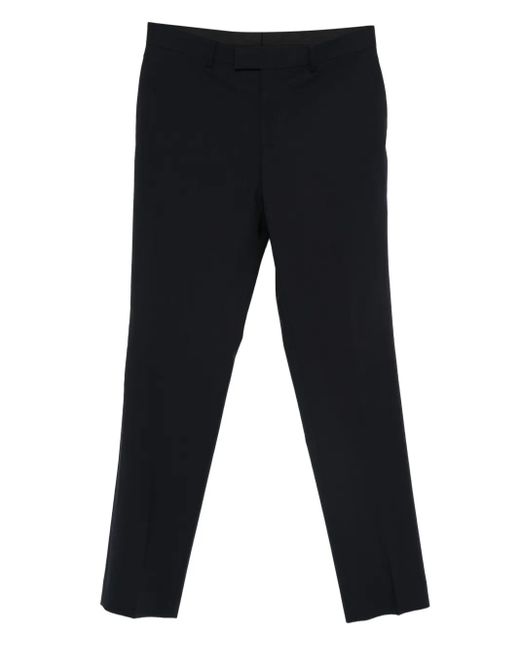 Sandro Black Wool Tailored Trousers for men