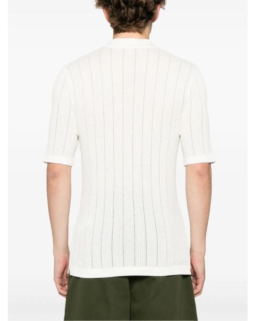 Calsa A Maglia Undici di Eleventy in White da Uomo