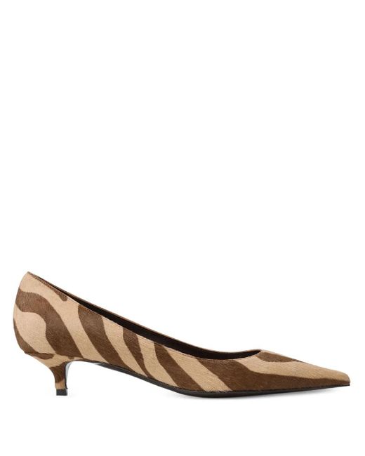 Jimmy Choo Amelia Pumps Met Zebraprint in het Brown