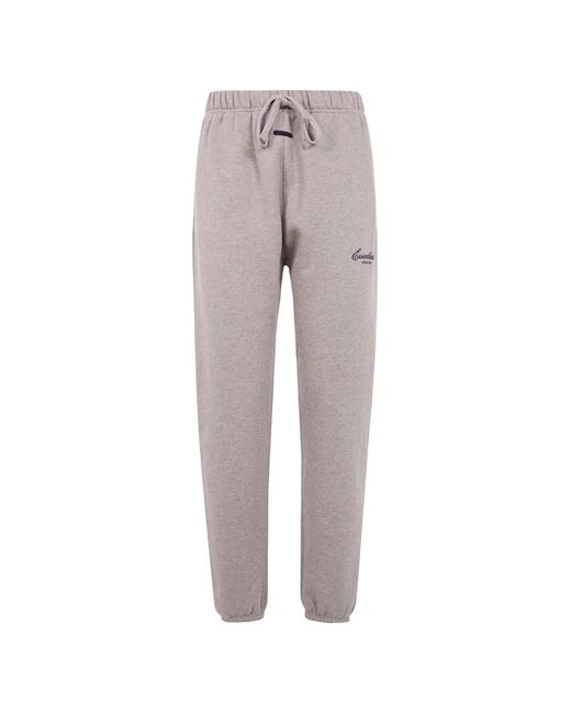Fear Of God Gray Logo-Print Track Pants