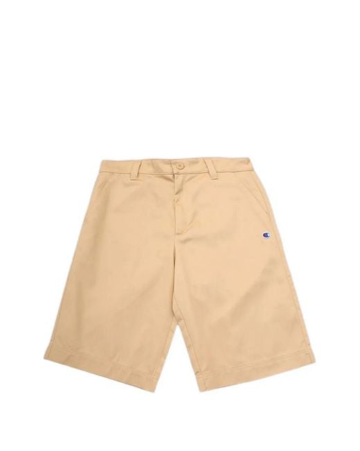 Champion Natural Logo Cargo Bermuda Shorts for men