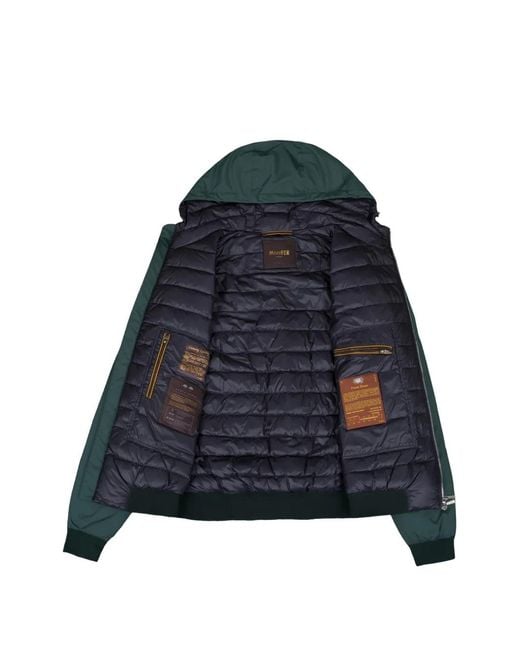 Moorer Blue Oniro Padded Jacket for men