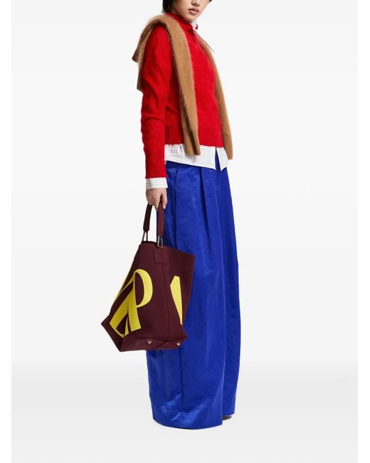 Essentiel Antwerp Blue Pleated Palazzo Pants